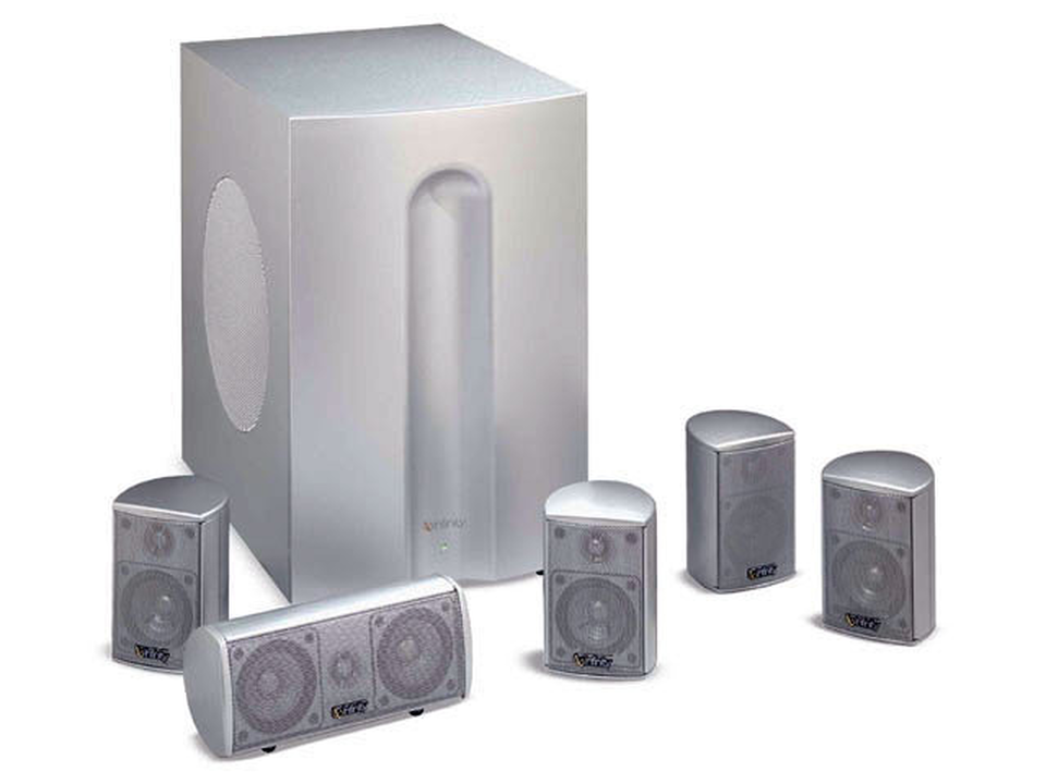 TSS 450 - Black - Complete Multichannel Music and Home Theater Loudspeaker System (TSS CENTER 450, TSS SAT 450, TSS SUB 450) - Hero